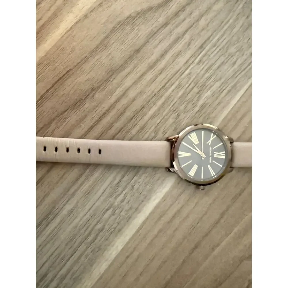 Michael Kors Brown and Rose Gold Watch